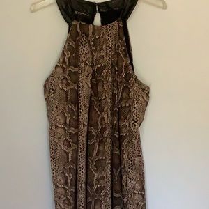 INC Snake Print Dress
